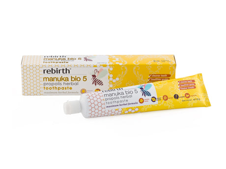 Rebirth Manuka Bio 5 Propolis Herbal Toothpaste