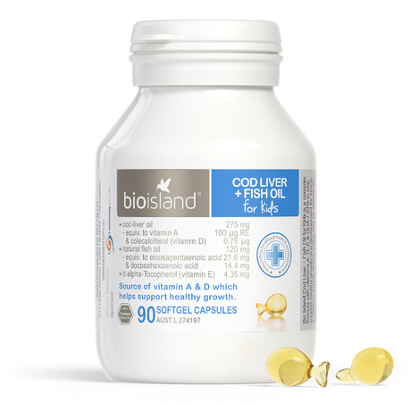 Cod Liver +Fish Oil For Kids